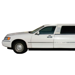 a white limo