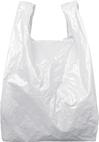 Image of a white plastic bag