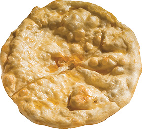 A flat round bread